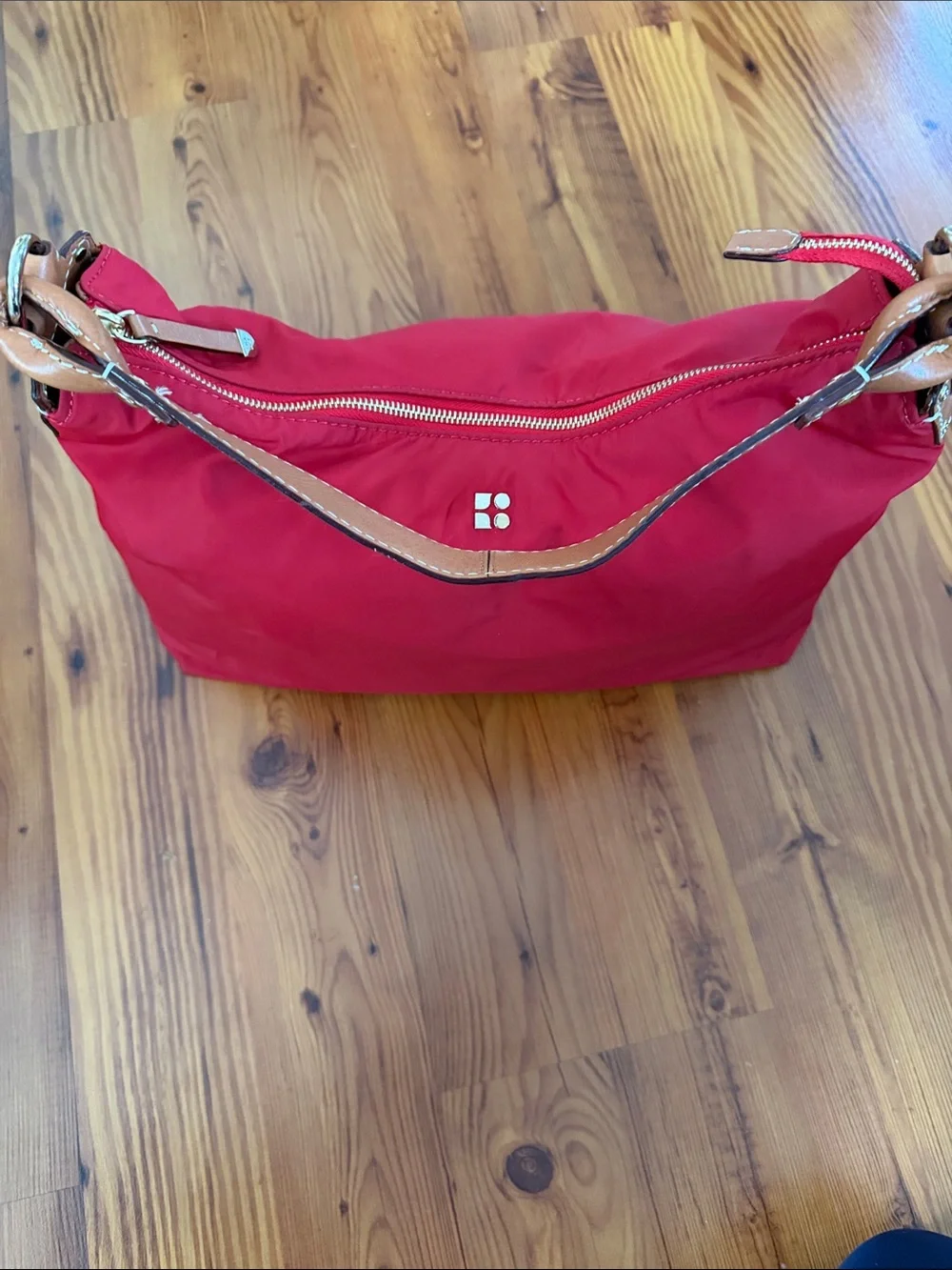 Kate Spade Hobo Bag with Tan Leather Strap